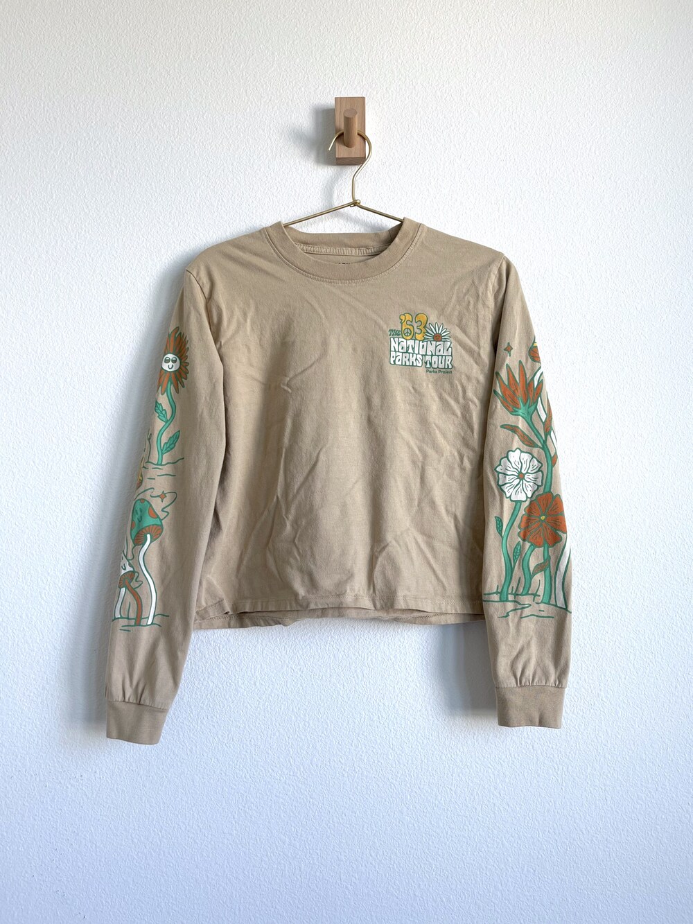 Parks Project Granola Girl 63 National Parks Tour Desert Long Sleeve Crop Top